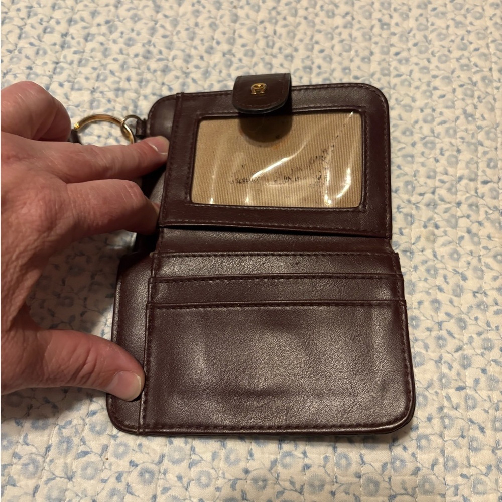 Etienne Aigner Vintage Small Straw Wallet - Picture 4 of 10